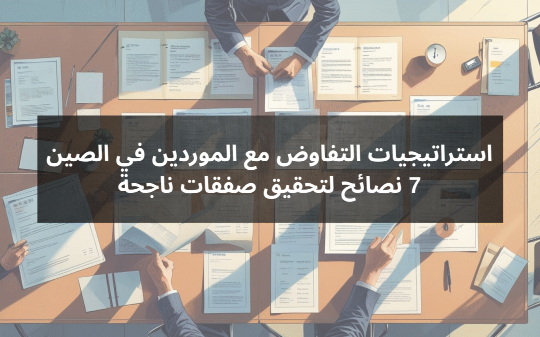 تقنيات ومهارات التفاوض مع الموردين في الصين