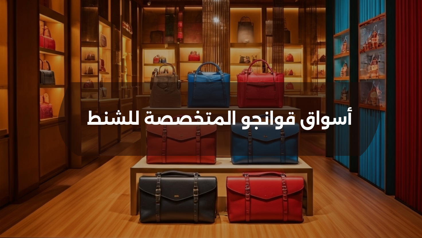 Guangzhou Specialized Bag Markets أسواق قوانجو المتخصصة للشنط